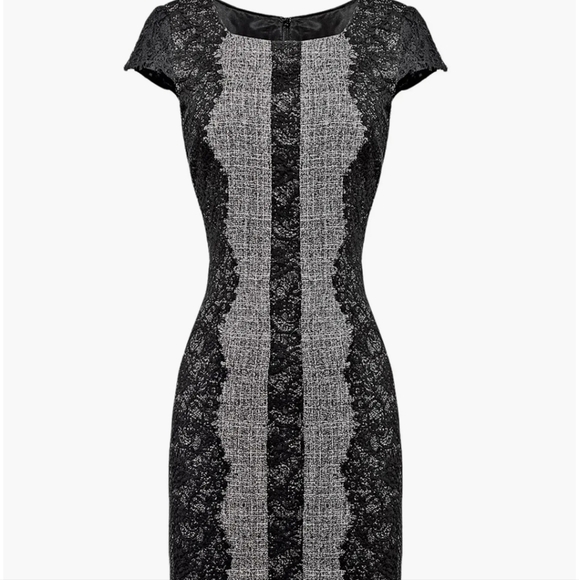 Betsey Johnson Lace Tweed Sheath Dress - Picture 4 of 16